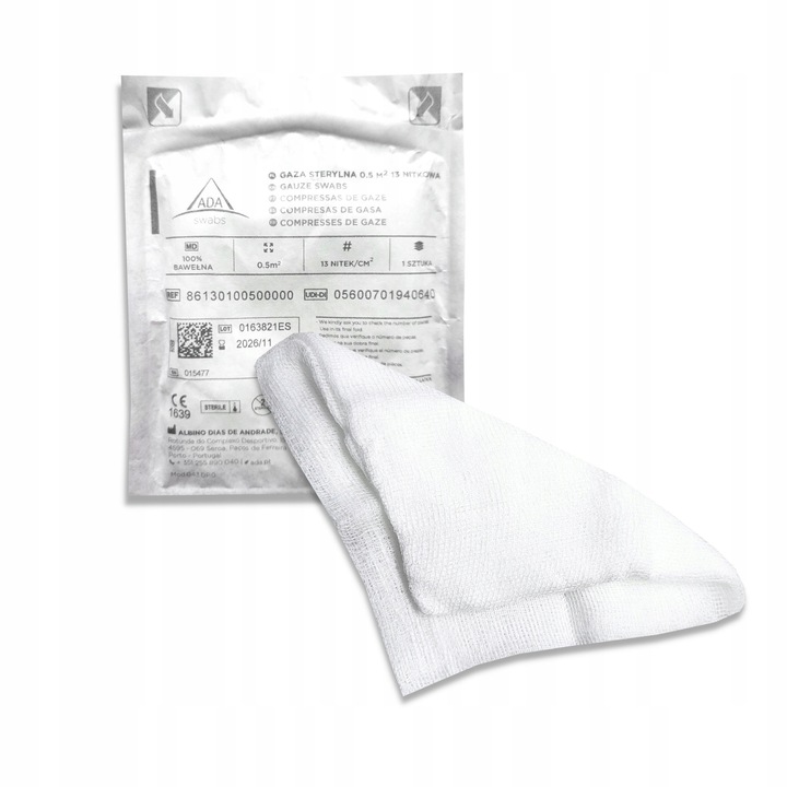 GAZA OPATRUNKOWA JAŁ EMTIM 17NITKOWA 1M2 100SZT