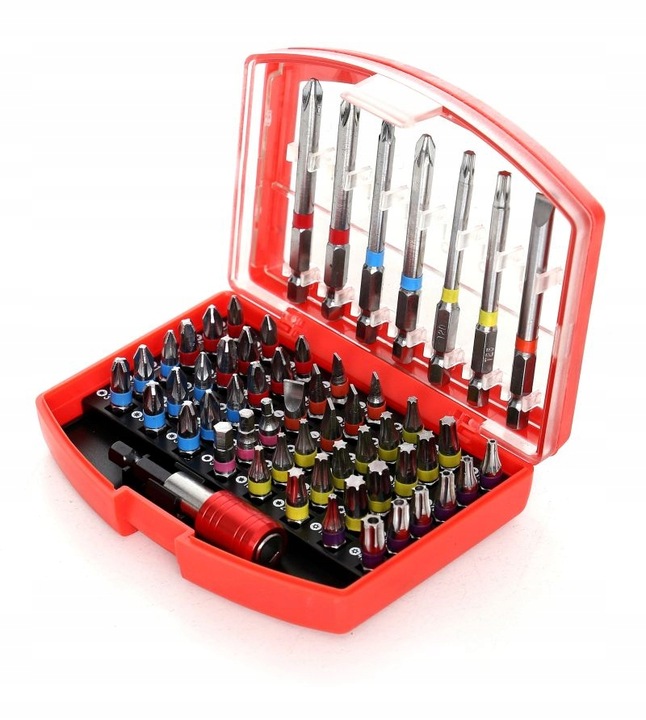 ZESTAW BITY KOŃCÓWKI IMBUS HEX TORX PH PZ 56EL.