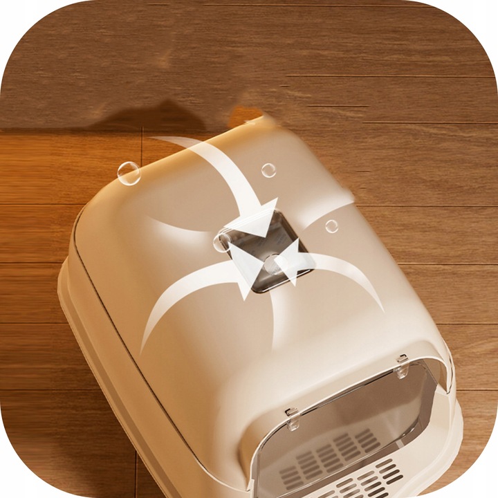 Kuweta Dla Kota Duża Zamykana Z Filtrem Kryta Na Żwierek XXL + ŁOPATKA