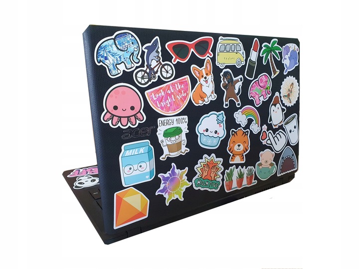 STICKER BOMB NAKLEJKI NA LAPTOPA NEONOWE MIX 50szt