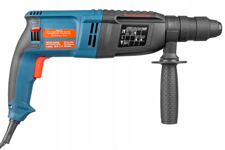 MŁOTOWIERTARKA WIERTARKA Z UDAREM MŁOT UDAROWY ZESTAW SDS + PLUS MOCNA