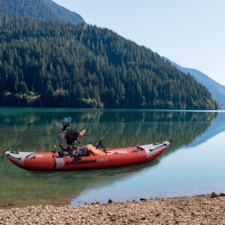 Kajak 2os. Excursion PRO Intex 68309 Pompka Wiosla MODEL 2024