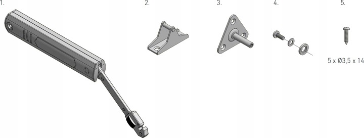 Podnośnik mechaniczny MINILIFT, fronty do 6kg GTV