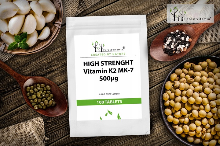 FOREST WITAMINA K2 MK-7 500mcg 100 tab NATURALNA
