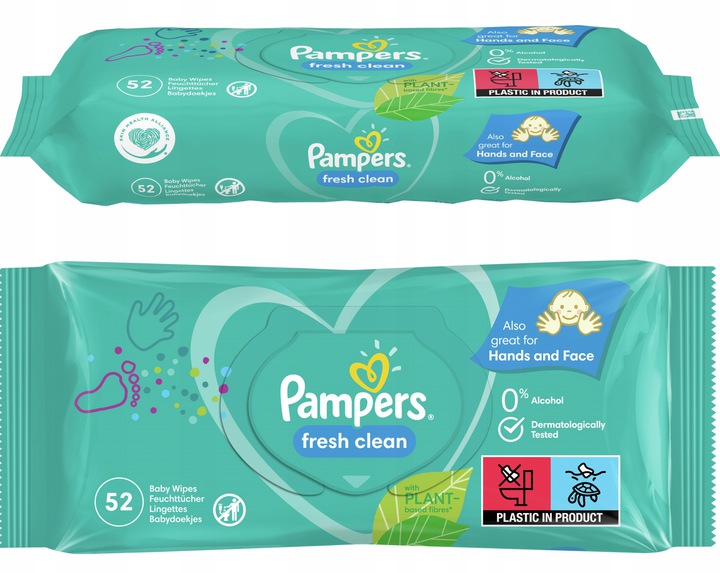 Pampers Chusteczki FRESH CLEAN 12x52 szt.