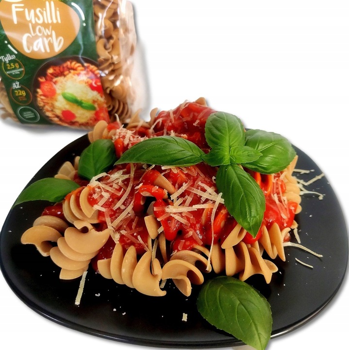 Makaron KETO Świderki 95% mniej węglowodanów LOW CARB białko, błonnik