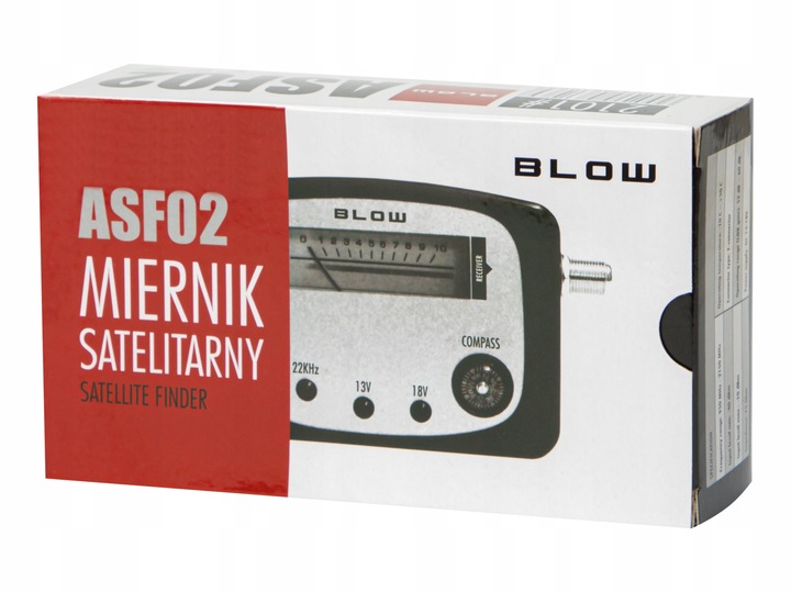 MIERNIK SYGNAŁU SAT BLOW TVF10 TELEWIZJI SIGNAL FINDER SATELITARNEGO