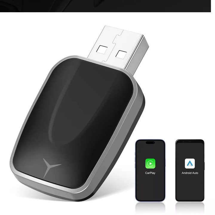 ADAPTER MODUŁ CARPLAY ANDROID AUTO BEZPRZEWODOWY WFI BT DLA IOS