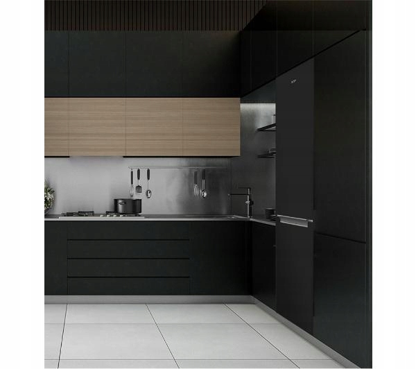 Lodówka MPM 312-FF-48 293L No Frost 40 dB Czarny 185 cm