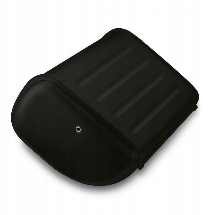 Zestaw CHLEBAK Stalowy i 2 POJEMNIKI na przyprawy Tadar Satino Black