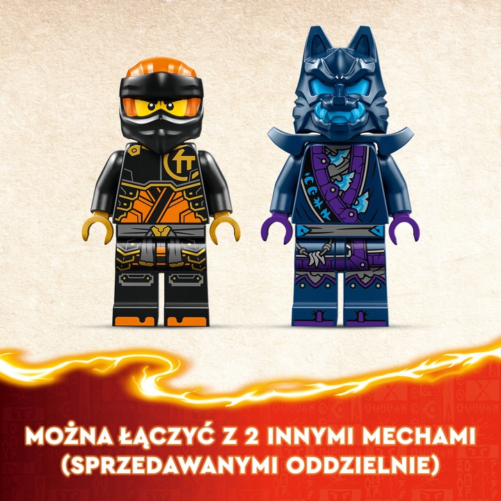 LEGO NINJAGO Mech żywiołu ziemi Cole’a 71806