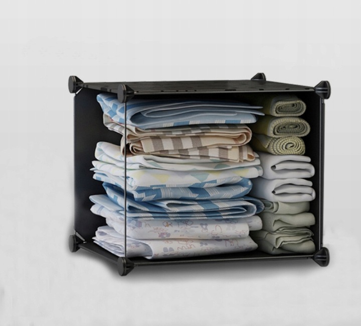 DUŻA SZAFA MODUŁOWA REGAŁ GARDEROBA 12X SZAFKA POJEMNA NA UBRANIA