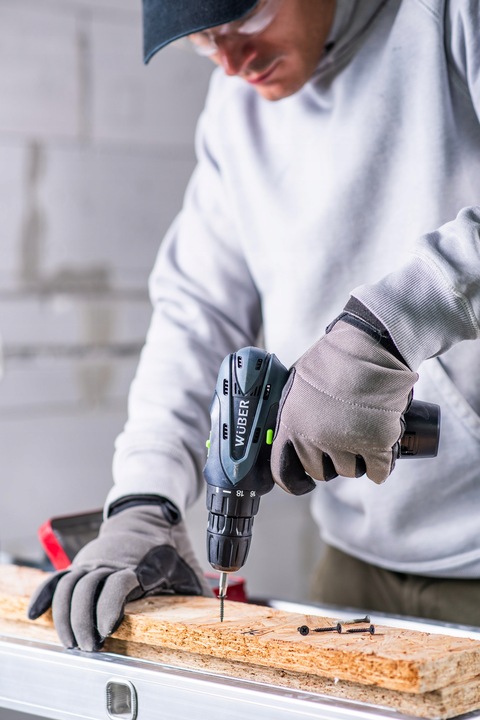 WIERTARKO WKRĘTARKA AKUMULATOROWA WKRĘTARKA 2xAKU NASADKI BITY LED