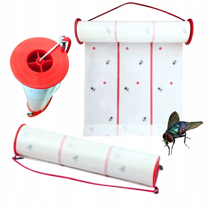 LEP w rolce na muchy owady 25 cm x 10 m