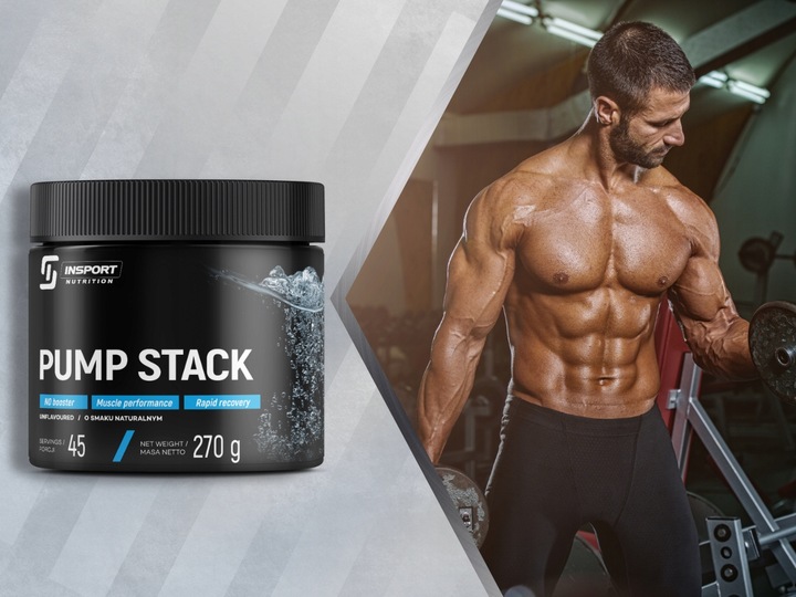 ARGININA CYTRULINA 270g PRZEDTRENINGÓWKA POMPA PUMP STACK Pure |