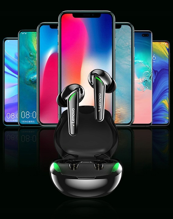 ORYGINALNE SŁUCHAWKI LENOVO XT92 BEZPRZEWODOWE GAMINGOWE BLUETOOTH 5.1