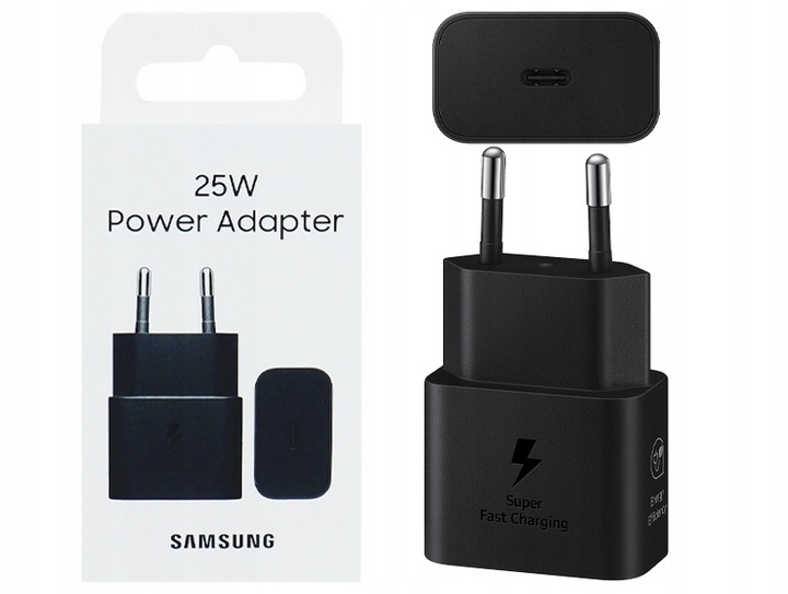 ŁADOWARKA SIECIOWA SAMSUNG GAN SUPER FAST CHARGER EP-T2510 25W PD 3.0 TYP C