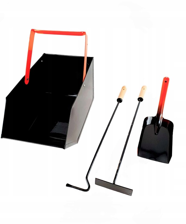 WĘGLARKA DUŻA POJEMNIK NA WĘGIEL ZESTAW