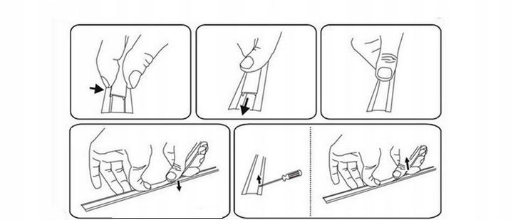 Zestaw PROFIL LED ALUMINIOWY do PŁYT karton-gips GK GIPSOWYCH + klosz