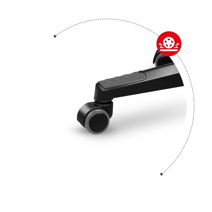 Fotel Gamingowy Gracza obrotowy Tilt HUZARO Force 2.5 GREY MESH