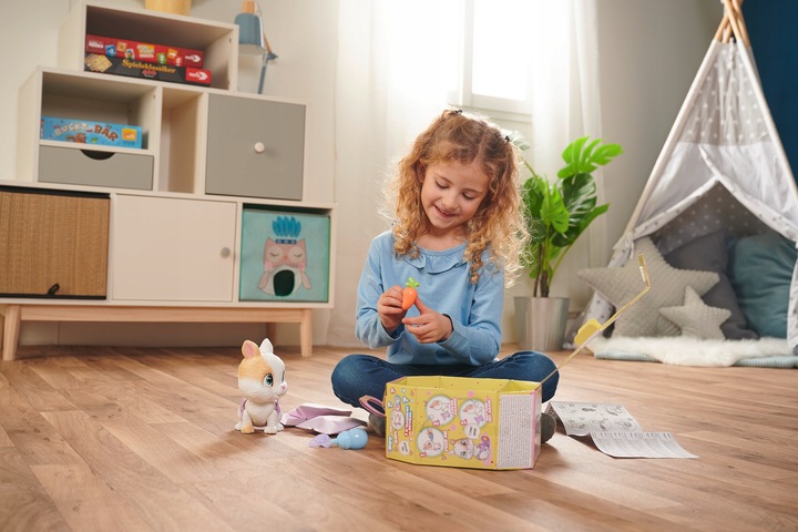 PAMPER PETZ KRÓLICZEK INTERAKTYWNY PIJE SIKA 20 CM PIELUSZKOWY GANG + AKC.