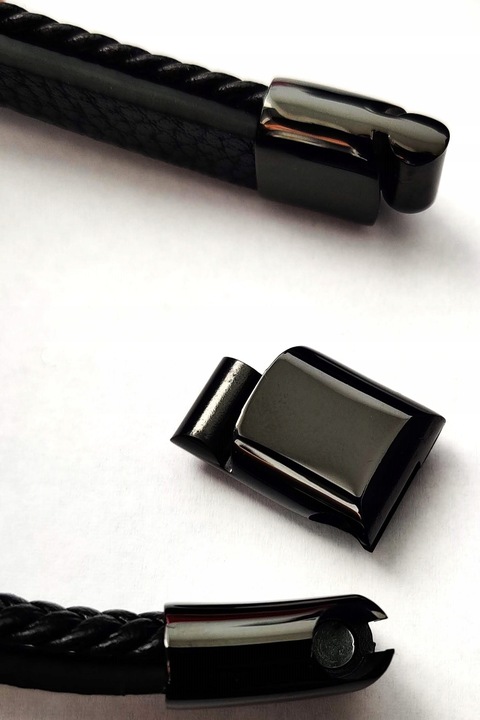 Bransoletka męska SKÓRZANA REGULOWANA Z GRAWEREM DZIEŃ OJCA TATY VERSATILE