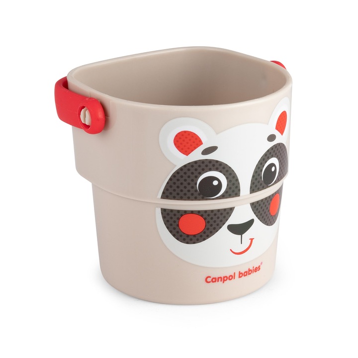 CANPOL kubeczki wiaderka PRZELEWAJKI DO WODY WANNY i KĄPIELI 3 szt 56/000