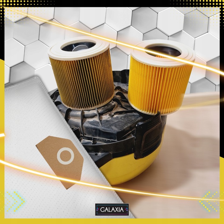 10x WORKI DO ODKURZACZA KARCHER WD3 WOREK WD 3 WD WD 6 SE 4001 Plus