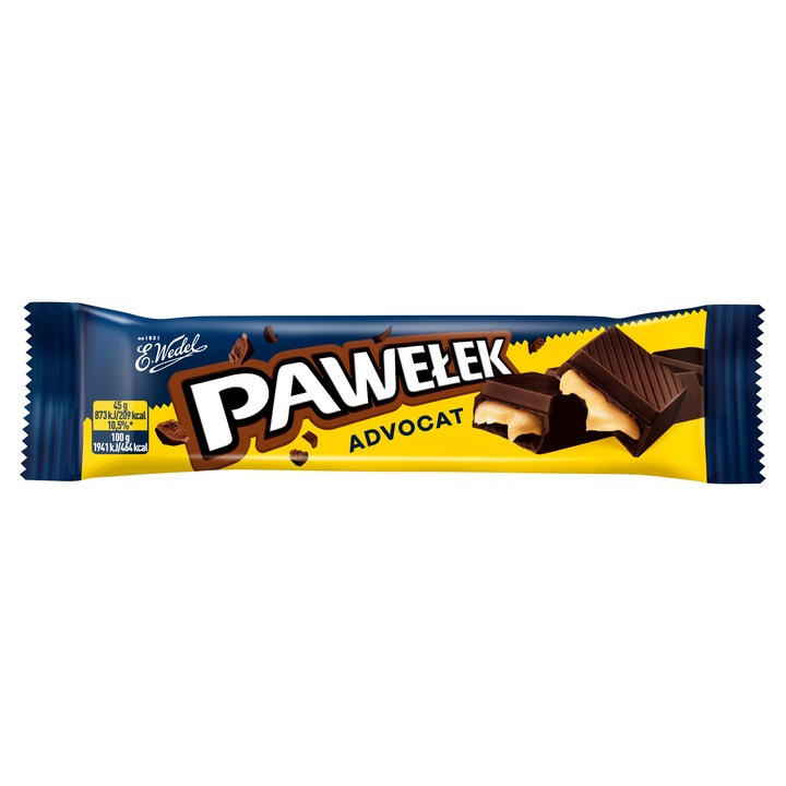 Baton Wedel Pawełek Advocat Czekolada Deserowa Adwokat 45 g x 24szt