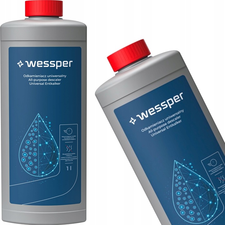 MOCNY Odkamieniacz w Płynie 1L UNIWERSALNY DUŻY Wessper do Ekspresu -1000ml