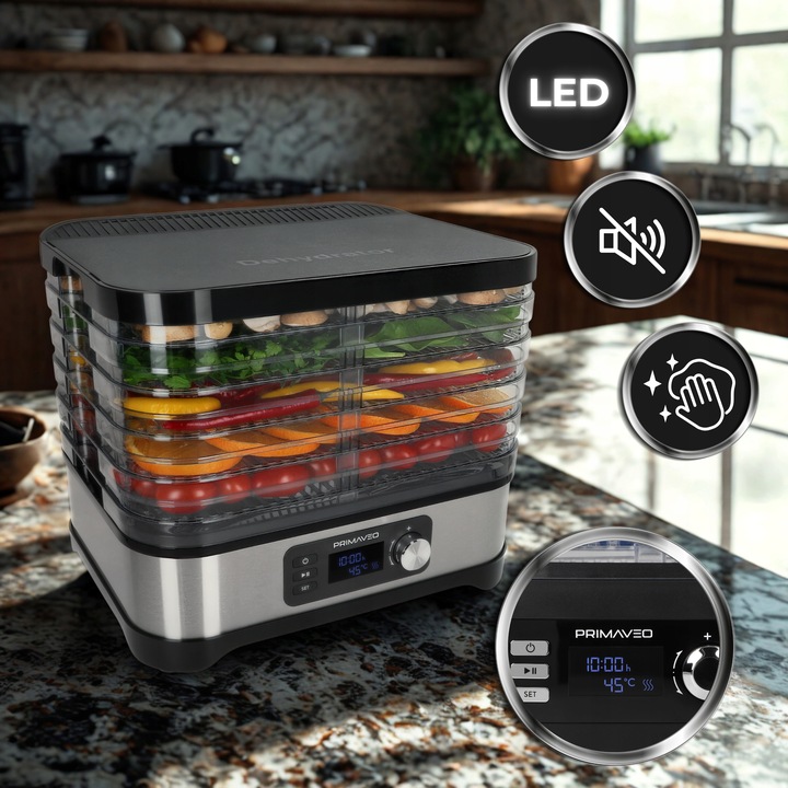 Suszarka do Grzybów Owoców Warzyw Spożywcza Termoobieg SMART 6 Sit