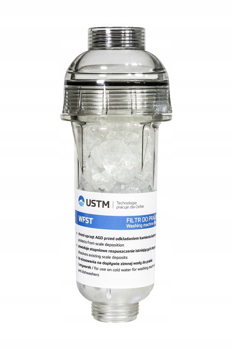 FILTR WODY PRALKOWY DO PRALKI ZMYWARKI DWUSTOPNIOWY OCHRONY AGD WFST