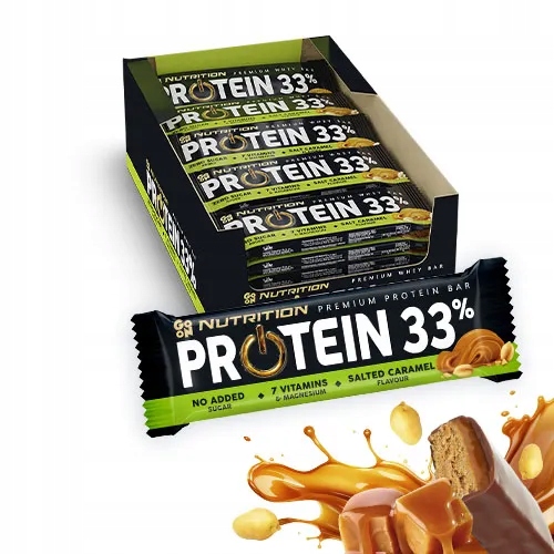 25 x Baton proteinowy Go On Nutrition Protein 33% Salted Caramel 50 g