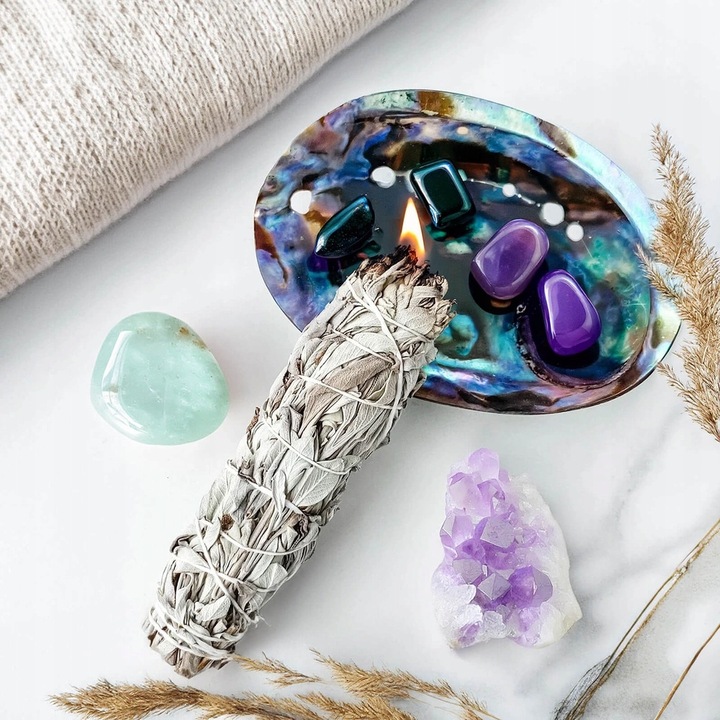 Naturalna Podstawka Pod Kadzidło Muszla Abalone