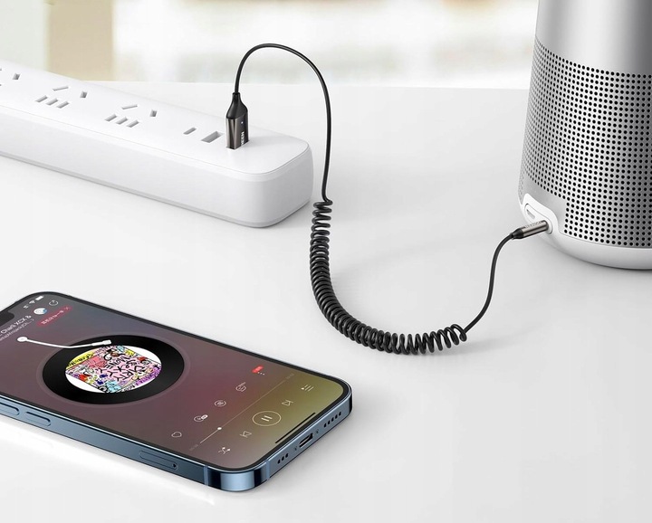 UGREEN TRANSMITER ADAPTER SAMOCHODOWY USB BLUETOOTH 5.0 KABEL AUX