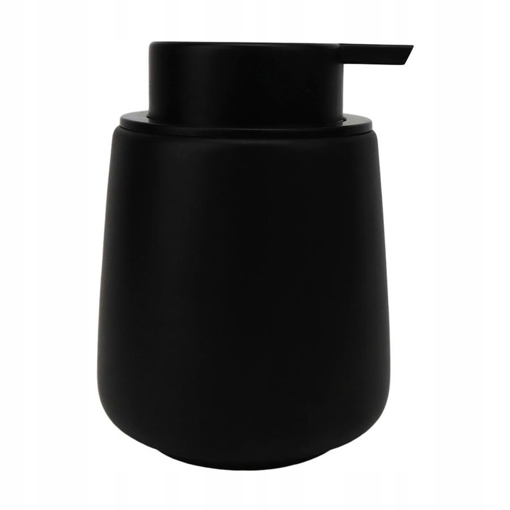 Dozownik mydła Dyspenser Płynu Ceramiczny Czarny Duży Ręczny z pompką