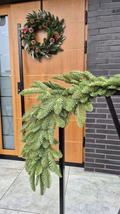 Girlanda Jodła OLIVE 100% PE 200 cm DŁUGA gęsta jak naturalna