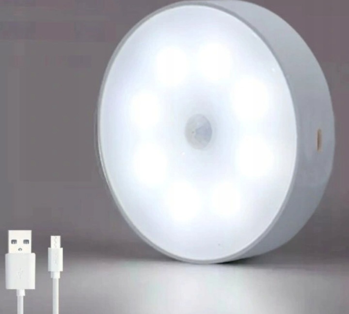 2x Lampka LED samoprzylepna 3 BARWY ŚWIATŁA USB Lampa Nocna