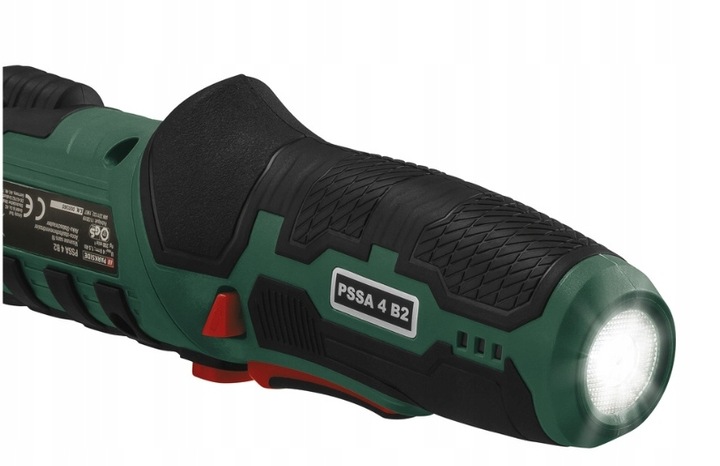 PARKSIDE PSSA 4 B2 Wkrętarka 4V obrotowa rękojeść 10Nm 26 bitów ZESTAW