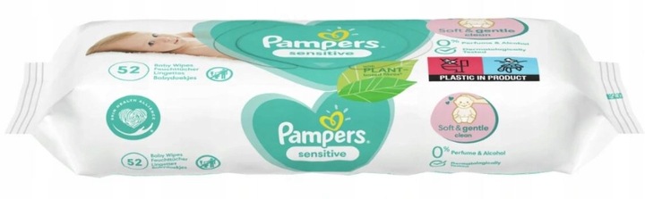 Pampers Chusteczki Sensitive 12x52 szt.