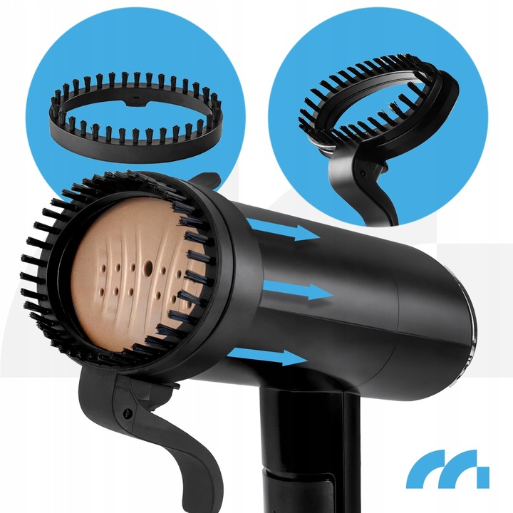 PAROWNICA DO UBRAŃ ŻELAZKO PAROWE STEAMER ZESTAW KLIPS ETUI 2000W