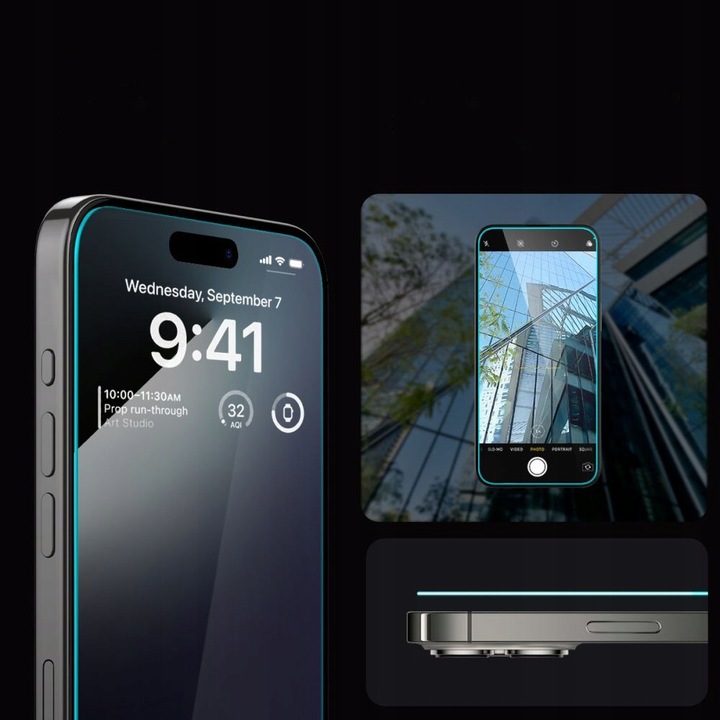 2x Szkło Hartowane SPIGEN GLAS.tR EZ FIT + Aplikator do iPhone 15 Pro Max
