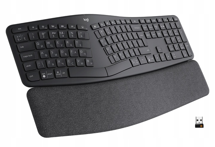 Bezprzewodowa klawiatura dzielona Logitech ERGO K860 Unyfing / Bluetooth