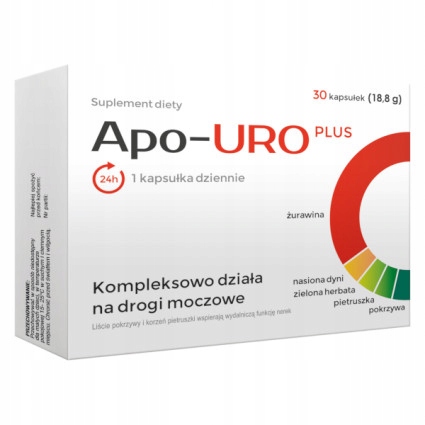 Apo-URO Plus Wsparcie Dróg Moczowych 30 Kapsułek