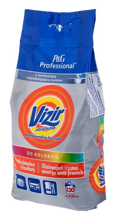 Vizir Profesjonalna formuła Do kolorów Proszek do prania 130 prań 7,15 kg