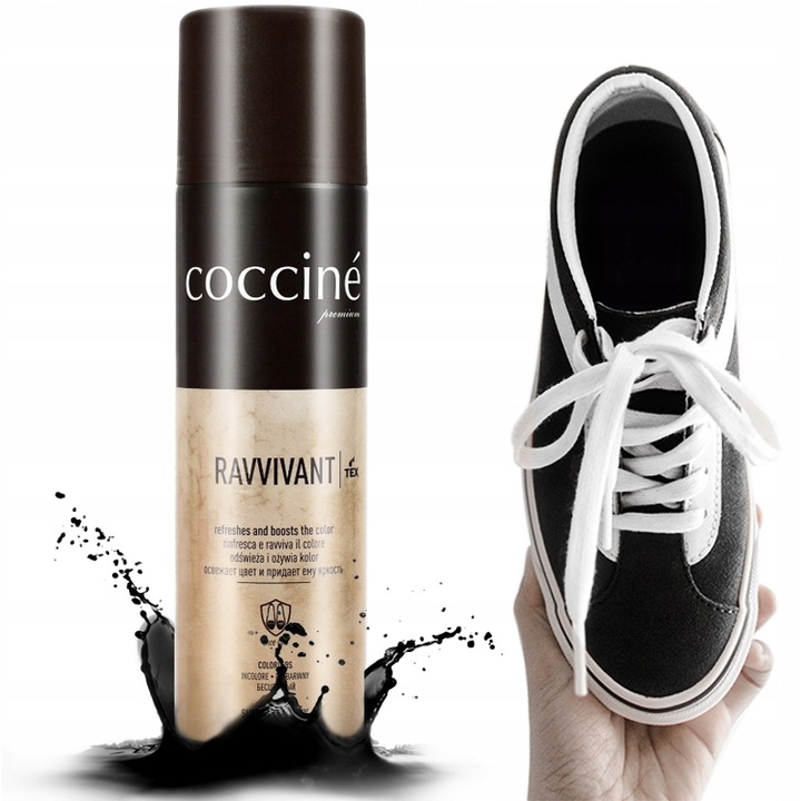 COCCINE RENOWATOR DO ZAMSZU CZARNA FARBA DO BUTÓW