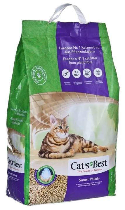 Cat's Best Smart Pellet 20 l / 10kg żwirek drewniany dla kota