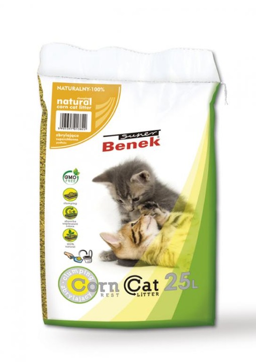 Super Benek Corn Cat 25L Classic Naturalny
