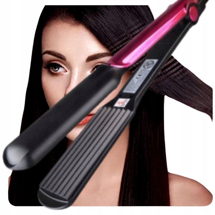 KARBOWNICA DO WŁOSÓW CERAMICZNA CERAMICZNA PRO JONIZACJA FALE LOKI