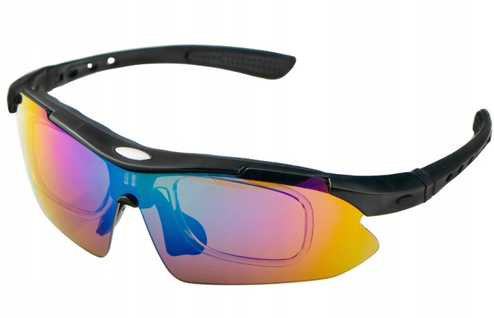 Okulary Sportowe z Polaryzacją + 5 Szkieł